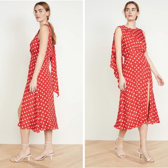 NWT Ronny Kobo Claudia Polka Dot Dress - Picture 2 of 9